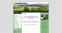 Desktop Screenshot of lunesdaleshow.org.uk
